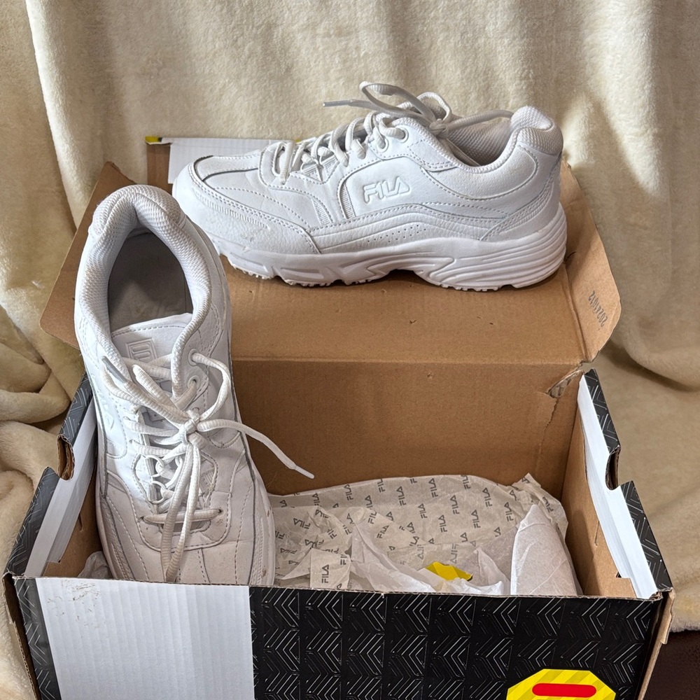 Fila Classic White Athletic Shoes